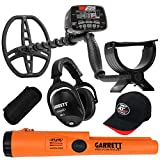 Garrett AT MAX Detector de Metales Impermeable, MS-3 Auriculares inalámbricos y Puntero Profesional AT Z-Lynk Pinpunter