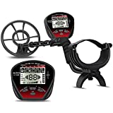 DR.ÖTEK Detector de Metales para Adultos y Niños, Portatil Ligero Detector Profesional Multifuncional con Pinpointer, Bobina Impermeable para Mayor Profundidad, LCD Retroiluminación
